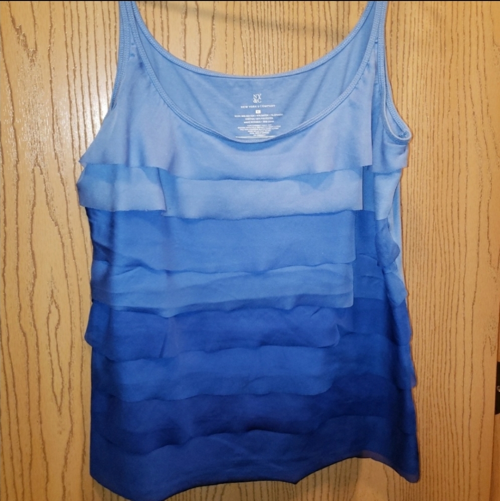 Gradient Blue tank top